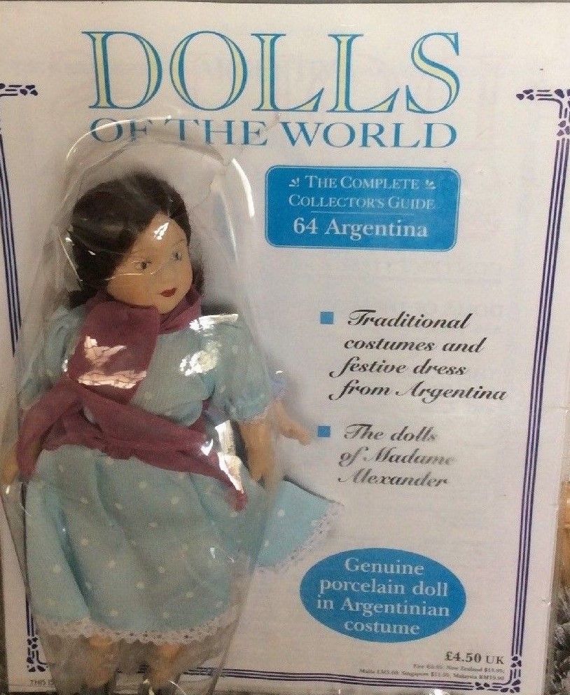 dolls of the world collection no. 64 argentina
